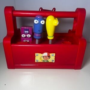Disney Jr Handy Manny Singing Dancing Tool Box and Four Tools Tested/WORKS 2007